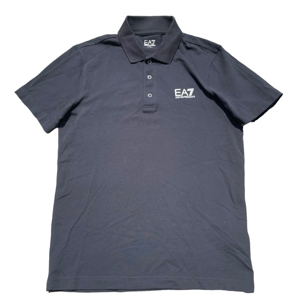 Black Emporio Armani Polo Shirt (S) - Picture 4 of 11